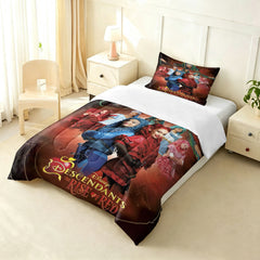 Descendants The Rise of Red Comforter Pillowcase Sets Blanket All Season Reversible Quilted Duvet