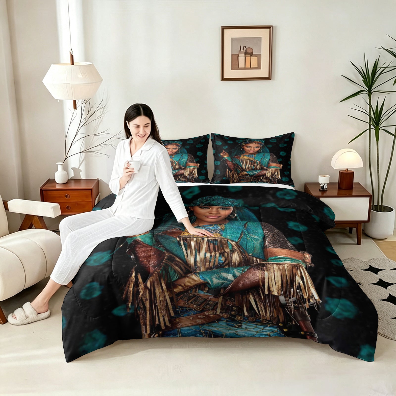 Descendants The Rise of Red Comforter Pillowcase Sets Blanket All Season Reversible Quilted Duvet
