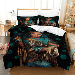 Descendants The Rise of Red Duvet Cover Quilt Case Pillowcase Bedding Set Without Filler