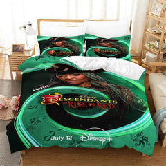 Descendants The Rise of Red Duvet Cover Quilt Case Pillowcase Bedding Set Without Filler