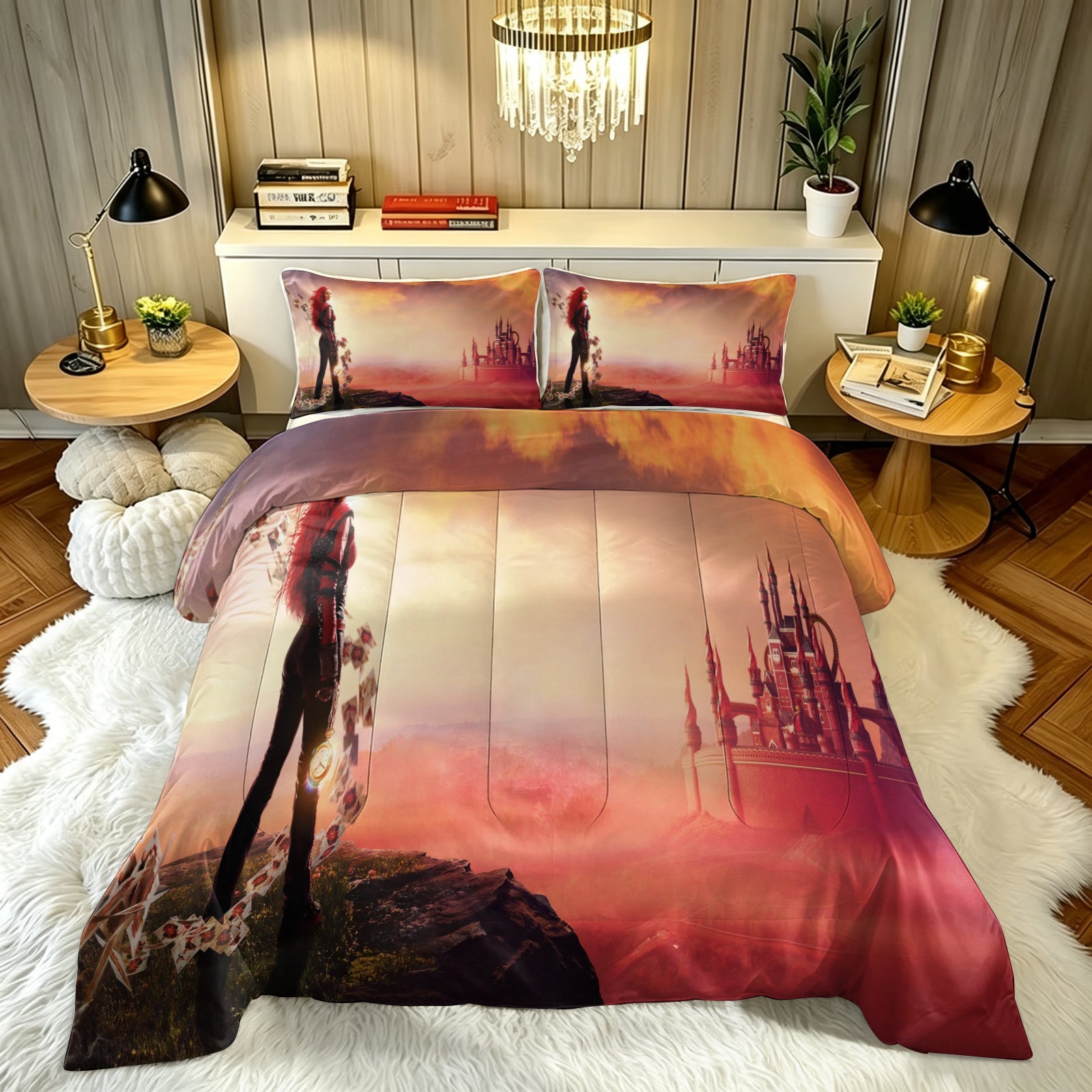 Descendants The Rise of Red Comforter Pillowcase Sets Blanket All Season Reversible Quilted Duvet