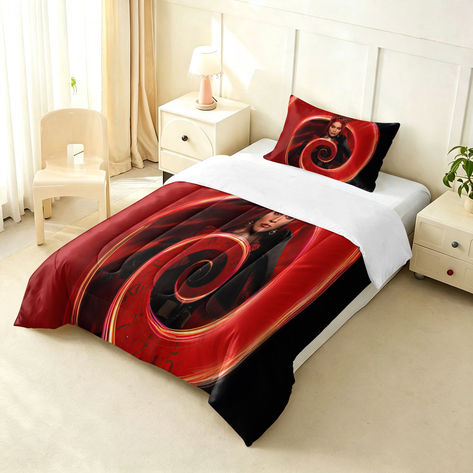 Descendants The Rise of Red Comforter Pillowcase Sets Blanket All Season Reversible Quilted Duvet