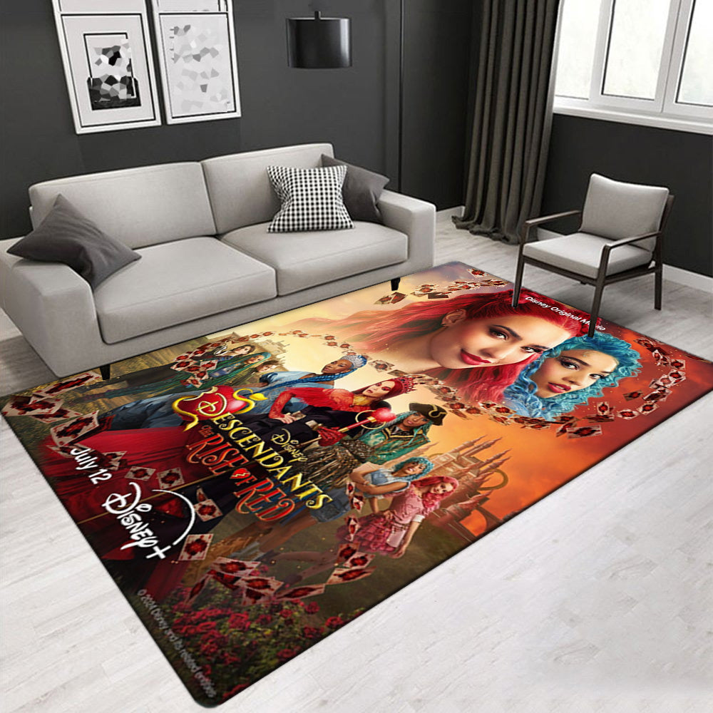 Descendants The Rise of Red Carpet Living Room Bedroom Mats Kitchen Bathroom Rugs