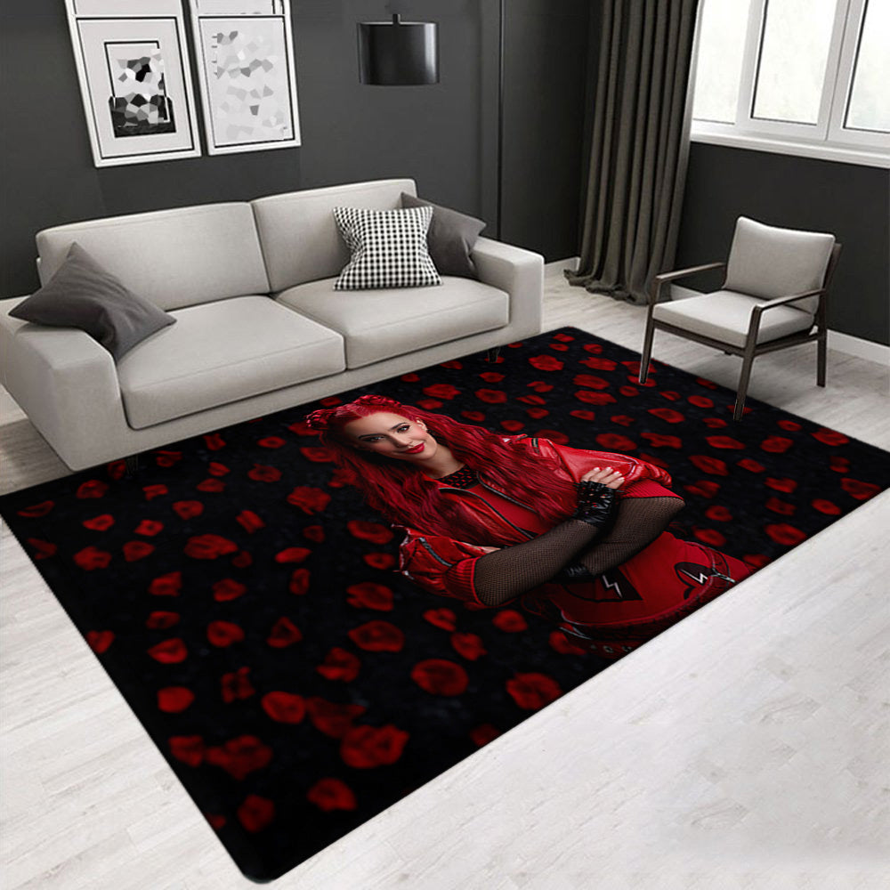 Descendants The Rise of Red Carpet Living Room Bedroom Mats Kitchen Bathroom Rugs