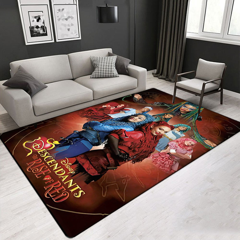 Descendants The Rise of Red Carpet Living Room Bedroom Mats Kitchen Bathroom Rugs