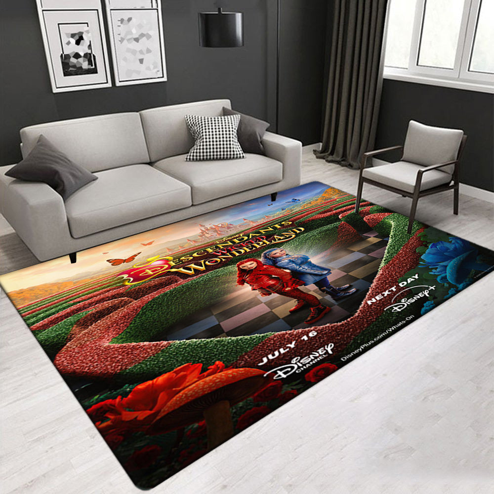 Descendants Wicked Wonderland Carpet Living Room Bedroom Mats Kitchen Bathroom Rugs