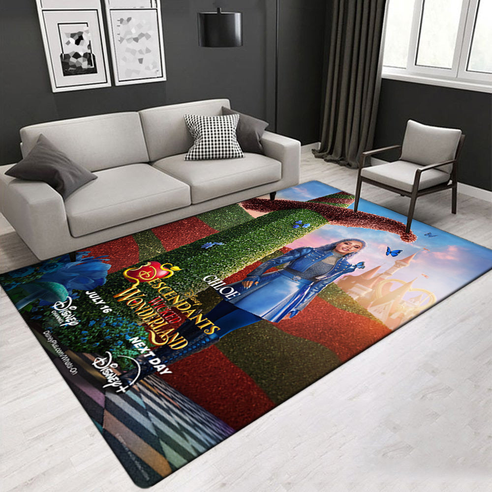 Descendants Wicked Wonderland Carpet Living Room Bedroom Mats Kitchen Bathroom Rugs