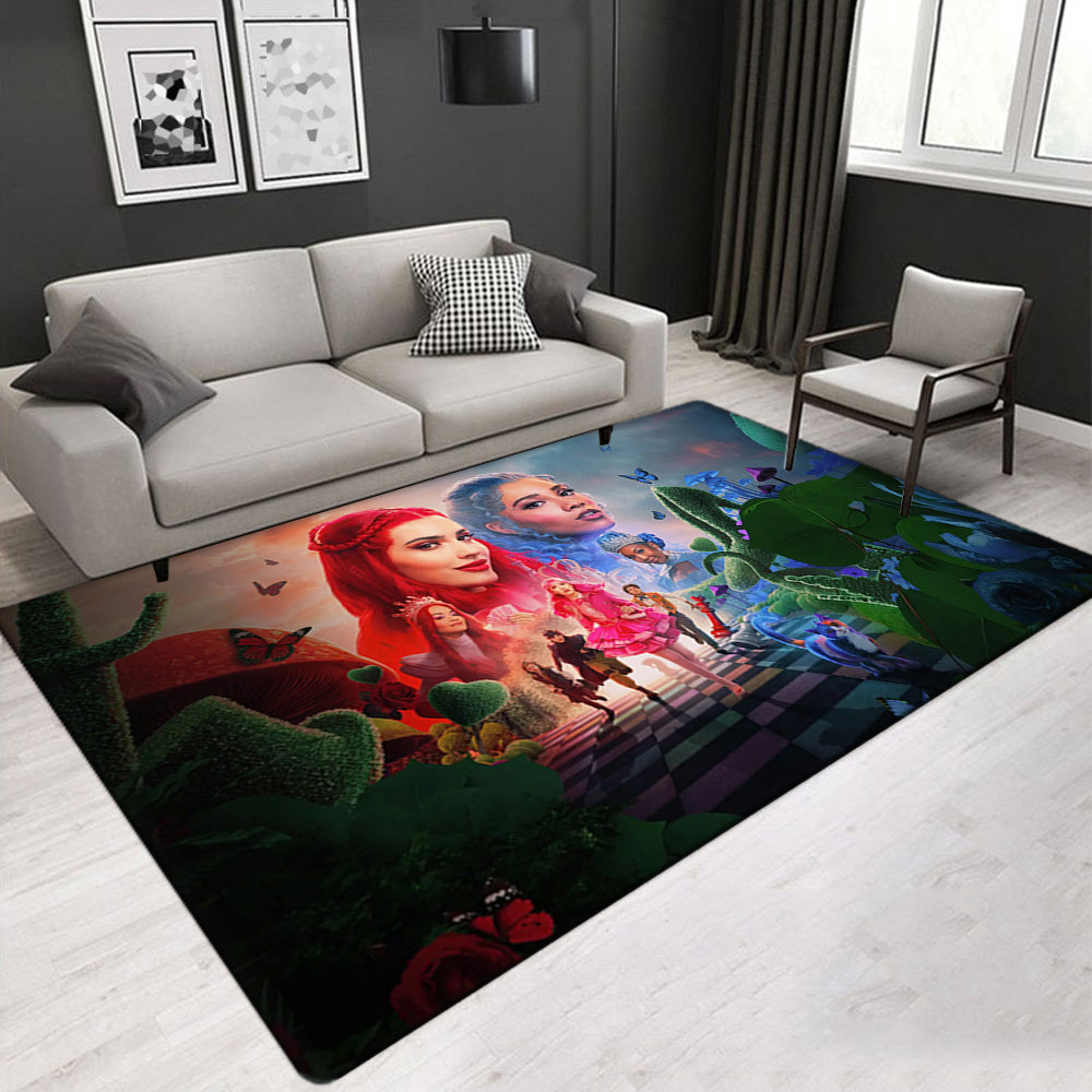 Descendants Wicked Wonderland Carpet Living Room Bedroom Mats Kitchen Bathroom Rugs