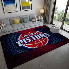 Detroit Pistons Carpet Living Room Bedroom Mats Kitchen Bathroom Rugs