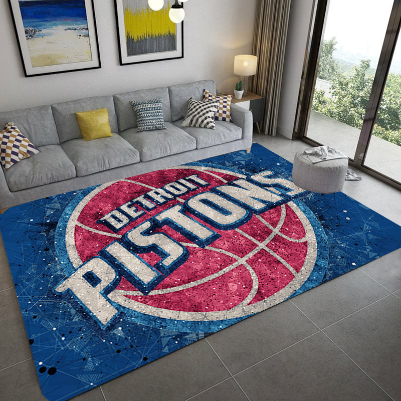 Detroit Pistons Carpet Living Room Bedroom Mats Kitchen Bathroom Rugs