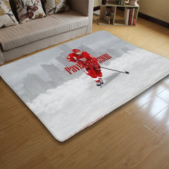 Detroit Red Wings Hockey League Carpet Living Room Bedroom Mats Kitchen Bathroom Rugs