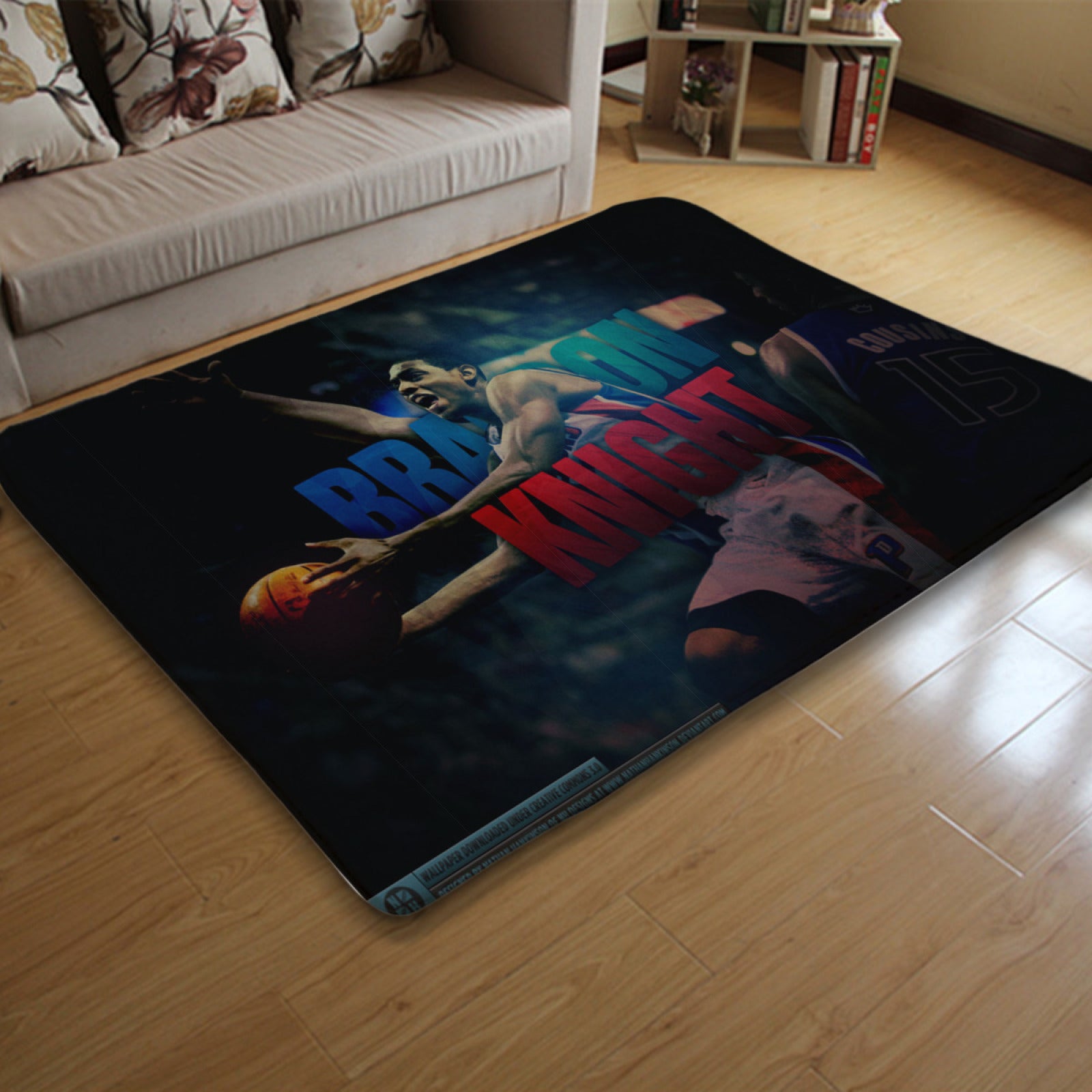 Detroit Basketball Pistons Carpet Living Room Bedroom Mats Kitchen Bathroom Rugs