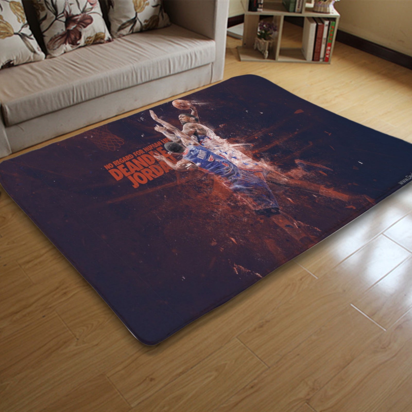 Detroit Basketball Pistons Carpet Living Room Bedroom Mats Kitchen Bathroom Rugs