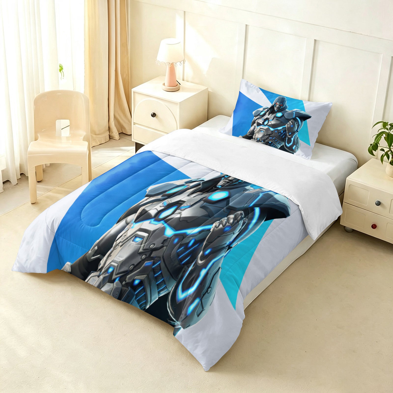 ‌Marvel Rivals Doctor Doom Comforter Pillowcase Sets Blanket All Season Reversible Quilted Duvet