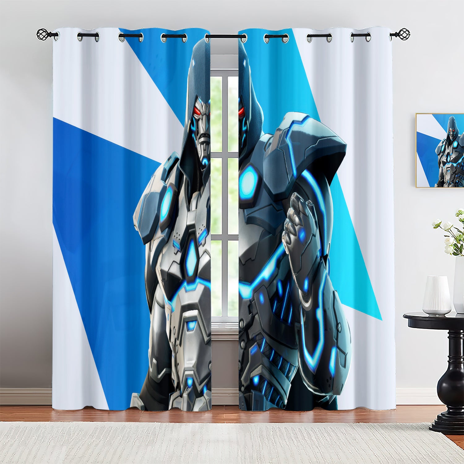 Marvel Rivals Doctor Doom Blackout Curtains Drapes For Window Treatment Set