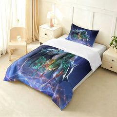 ‌Marvel Rivals Doctor Doom Comforter Pillowcase Sets Blanket All Season Reversible Quilted Duvet