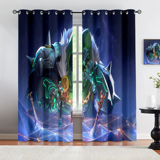 Marvel Rivals Doctor Doom Blackout Curtains Drapes For Window Treatment Set 1500