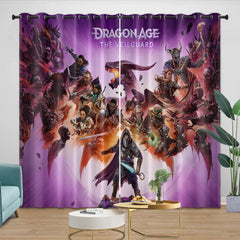 Dragon Age The Veilguard Blackout Curtain for Living Room Bedroom Window Treatment