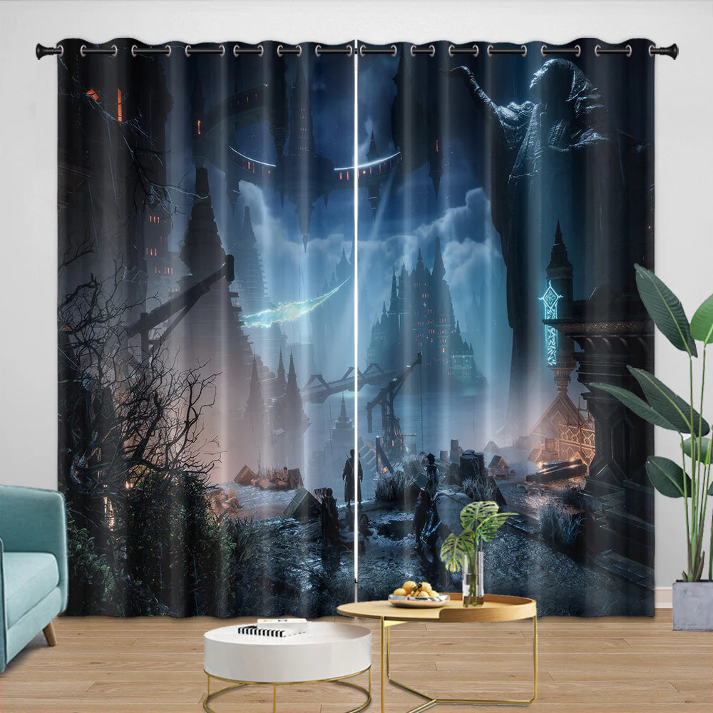 Dragon Age The Veilguard Blackout Curtain for Living Room Bedroom Window Treatment