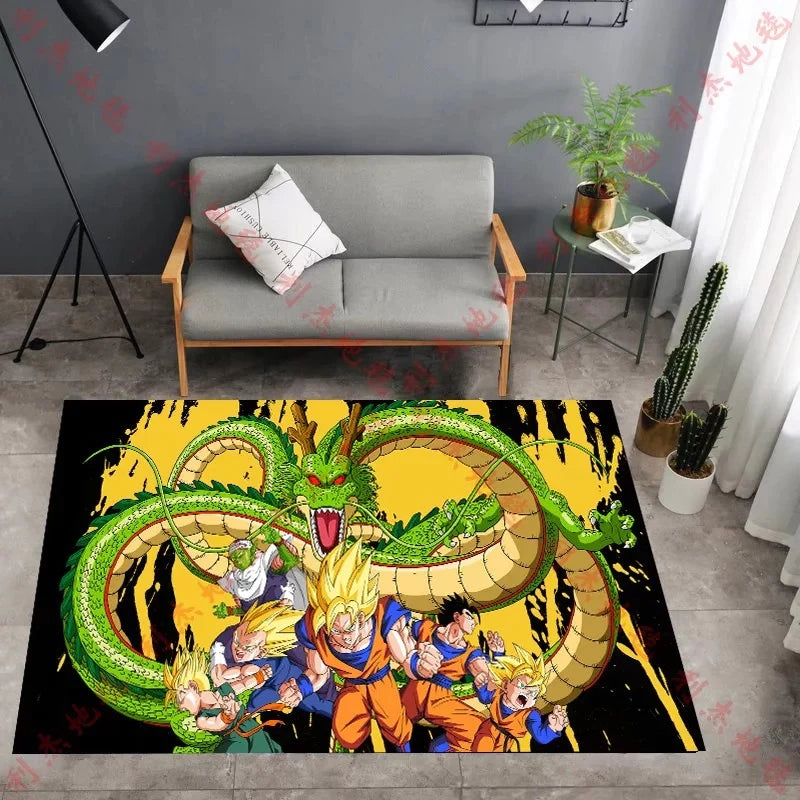 Dragon Ball Carpet Living Room Bedroom Sofa Mat Door Mat Kitchen Bathroom Rugs