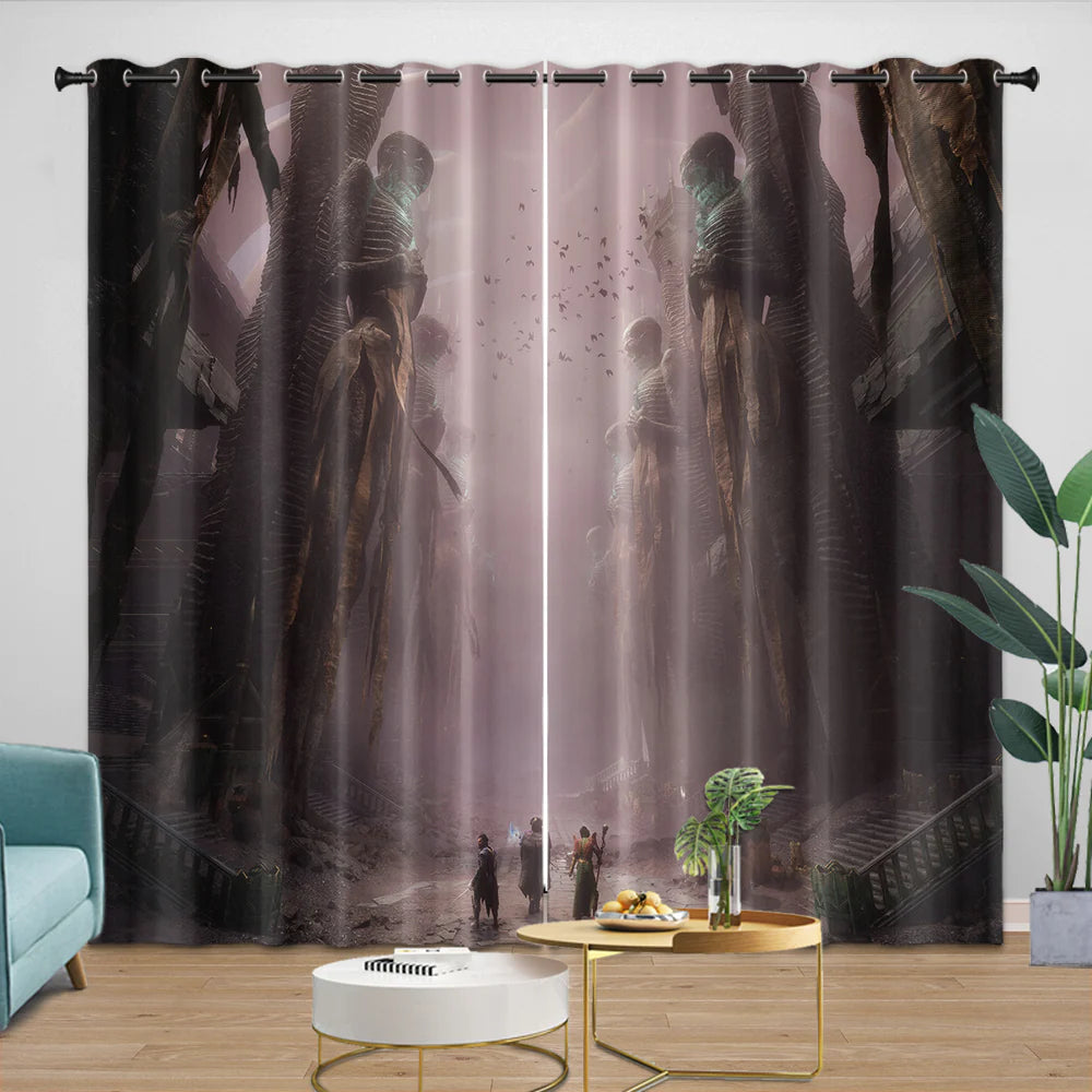 Dragon Age The Veilguard Blackout Curtain for Living Room Bedroom Window Treatment