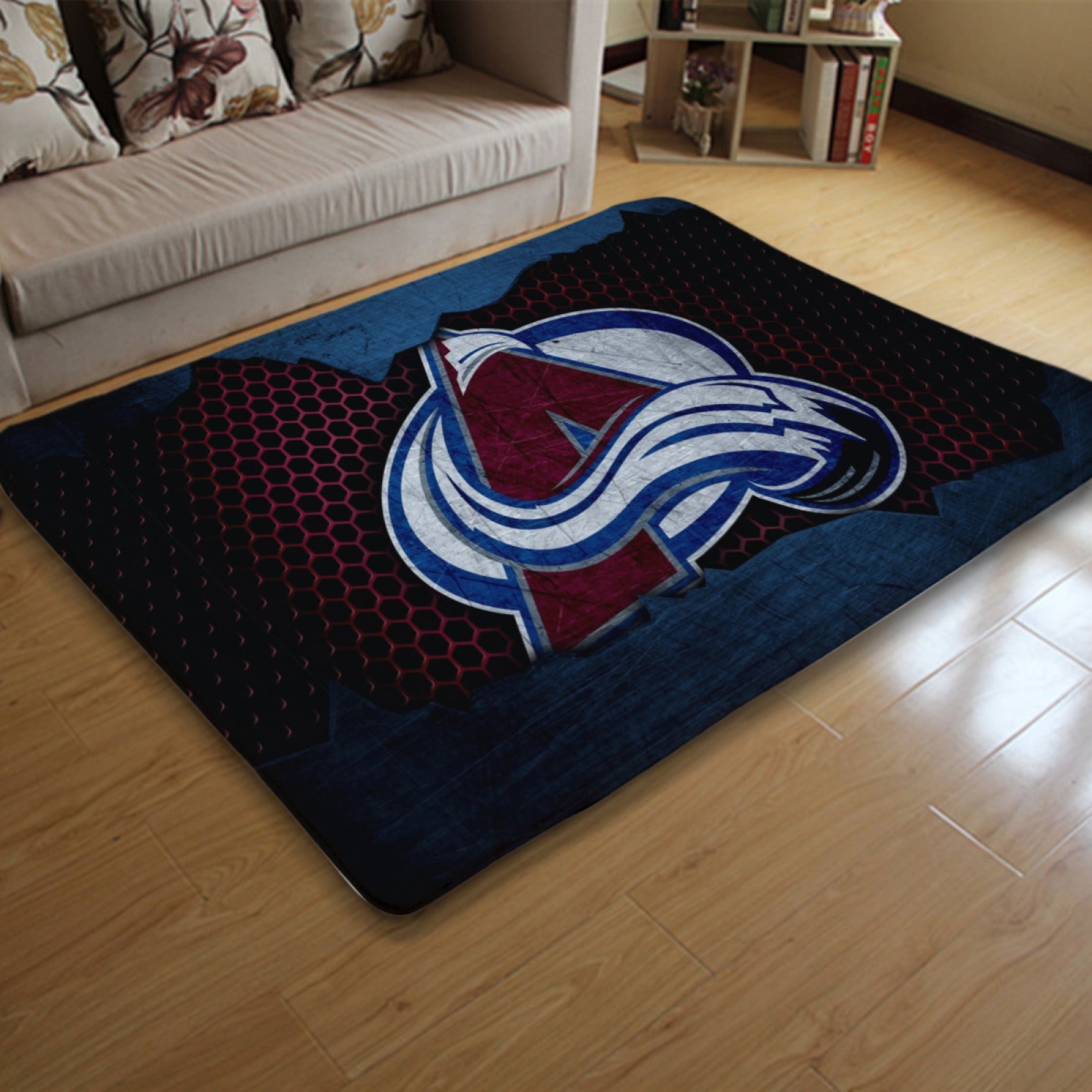 Colorado Avalanche Hockey League Carpet Living Room Bedroom Mats Kitchen Bathroom Rugs