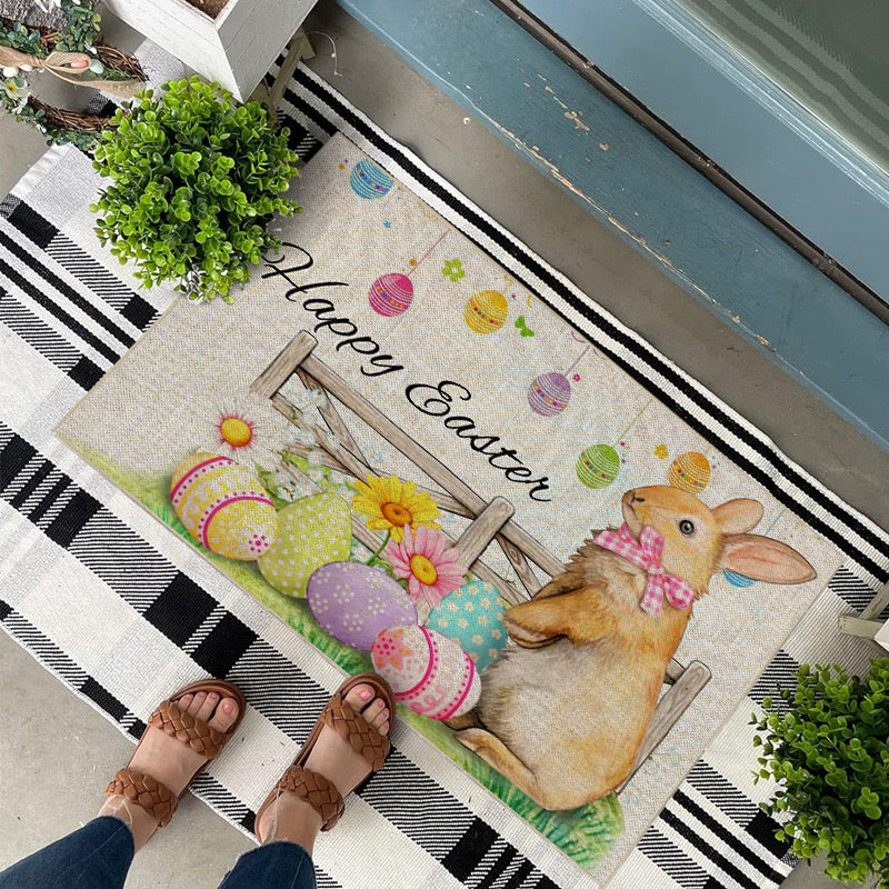 Easter Bunny Carpet Living Room Bedroom Mats Kitchen Bathroom Rugs