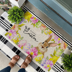 Easter Bunny Carpet Living Room Bedroom Mats Kitchen Bathroom Rugs