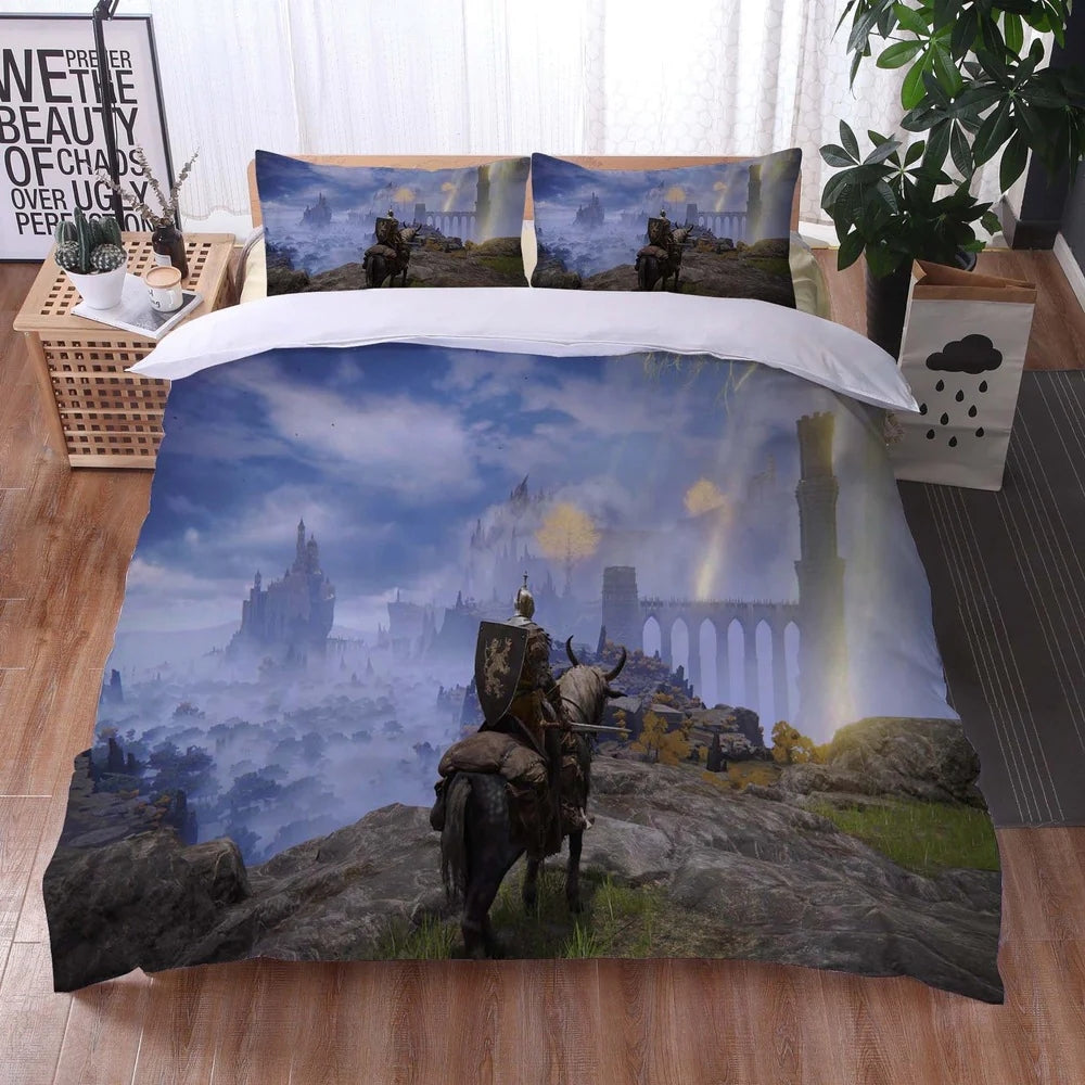 Elden Ring Duvet Cover Quilt Case Pillowcase Bedding Set  Bedroom Decor