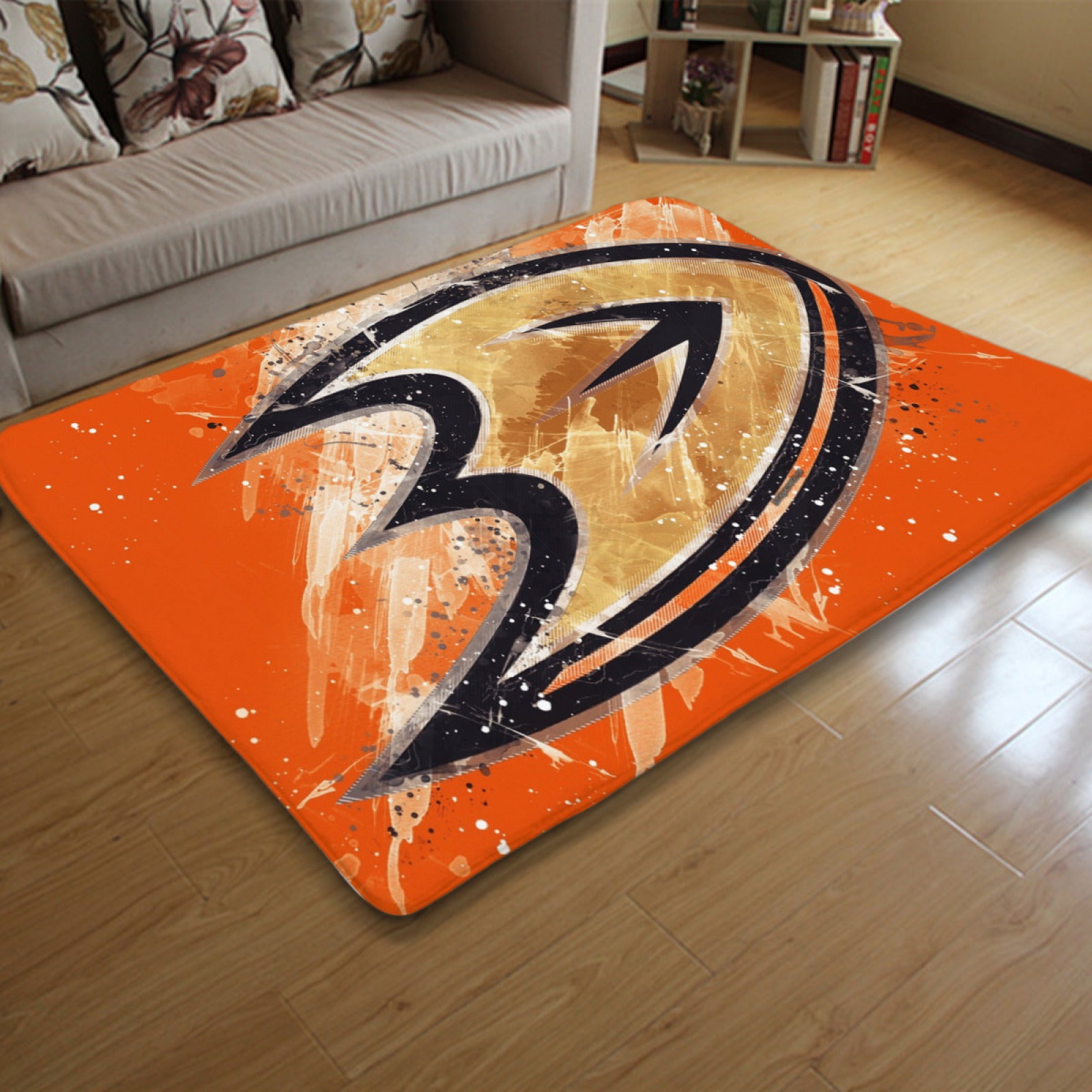 Anaheim Ducks Hockey League Carpet Living Room Bedroom Mats Kitchen Bathroom Rugs