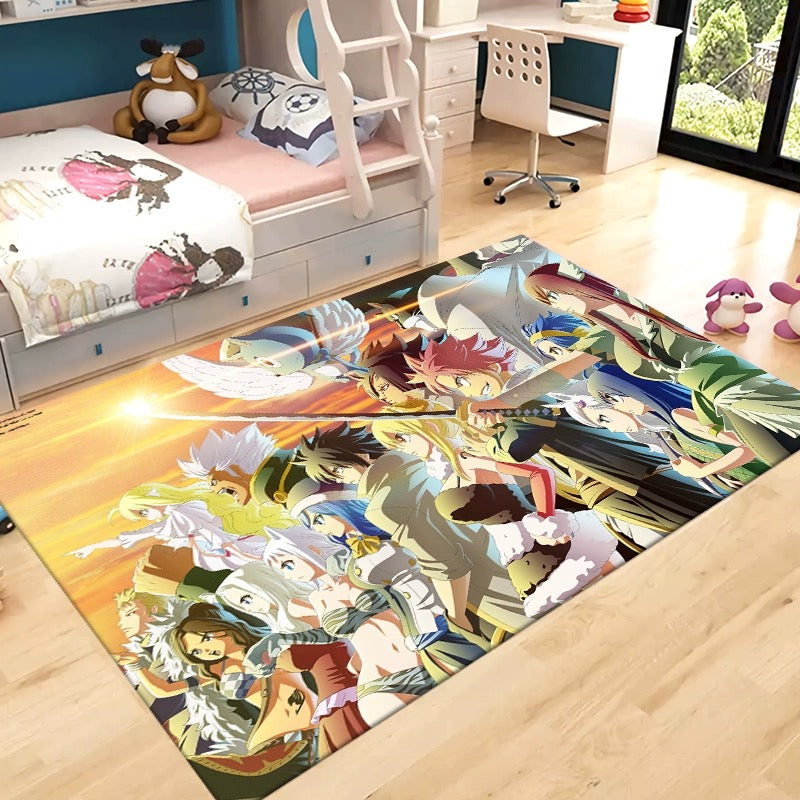 Fairy Tail Cosplay Carpet Living Room Bedroom Sofa Rug Door Mat