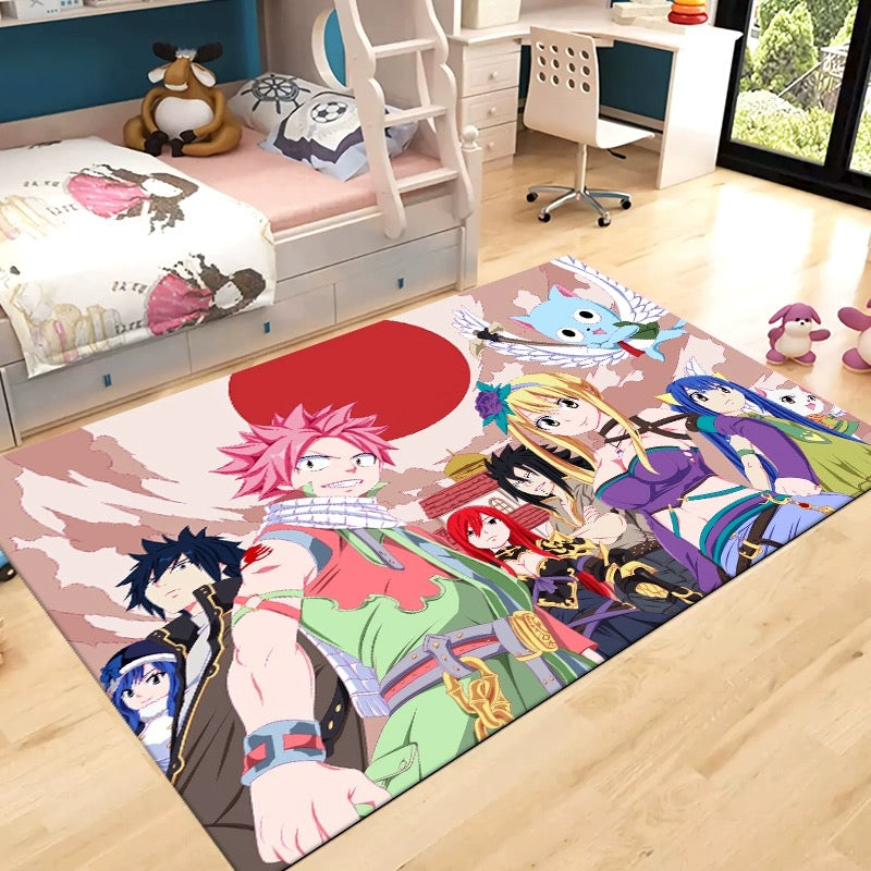 Fairy Tail Cosplay Carpet Living Room Bedroom Sofa Rug Door Mat