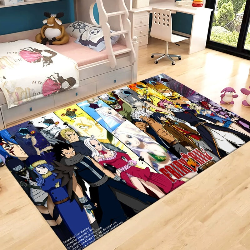 Fairy Tail Cosplay Carpet Living Room Bedroom Sofa Rug Door Mat