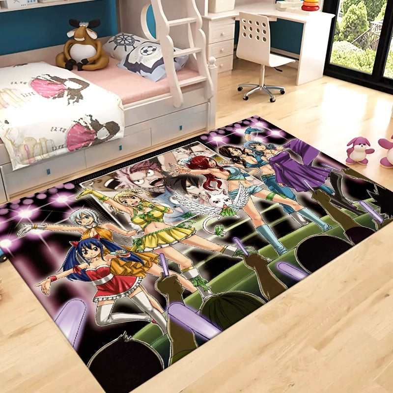 Fairy Tail Cosplay Carpet Living Room Bedroom Sofa Rug Door Mat