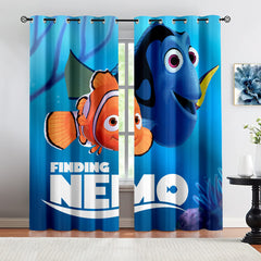 Finding Nemo Blackout Curtains Drapes for Window Treatment Set