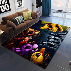 Five Nights At Freddys Cosplay Carpet Living Room Bedroom Sofa Rug Door Mat