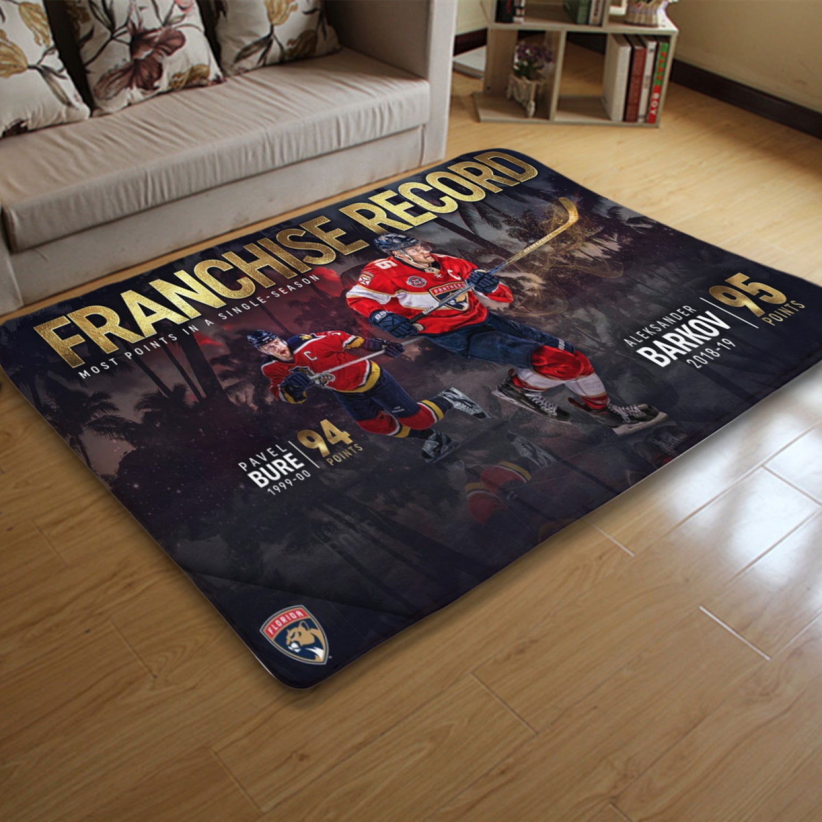 Florida Panthers Hockey League Carpet Living Room Bedroom Mats Kitchen Bathroom Rugs