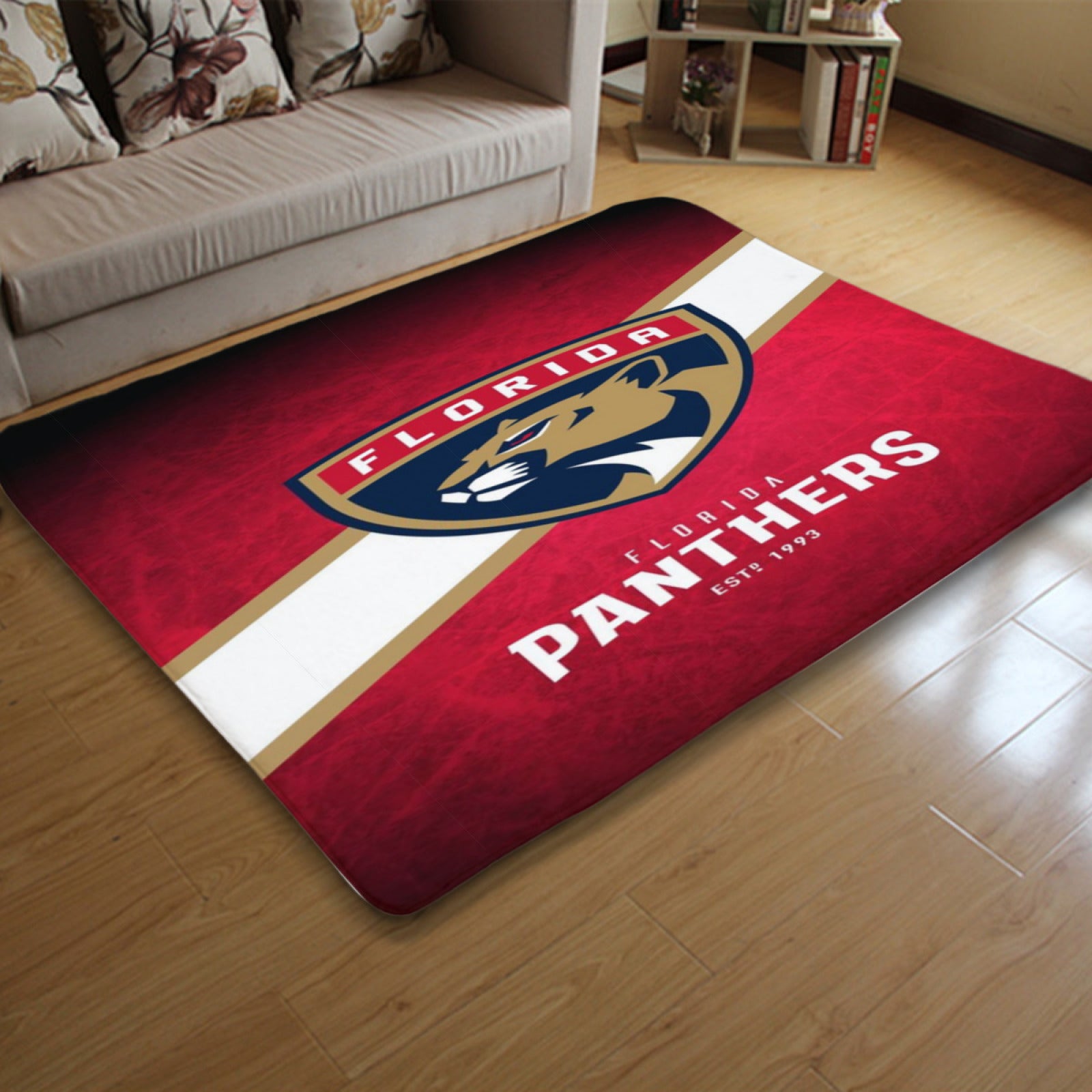 Florida Panthers Hockey League Carpet Living Room Bedroom Mats Kitchen Bathroom Rugs