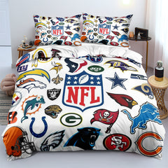 Football #20 Duvet Case Pillowcase 3pcs Bedding Set