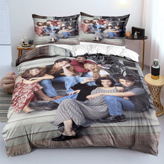 Friends Duvet Cover Quilt Cover Pillowcase Bedding Set Home Decor
