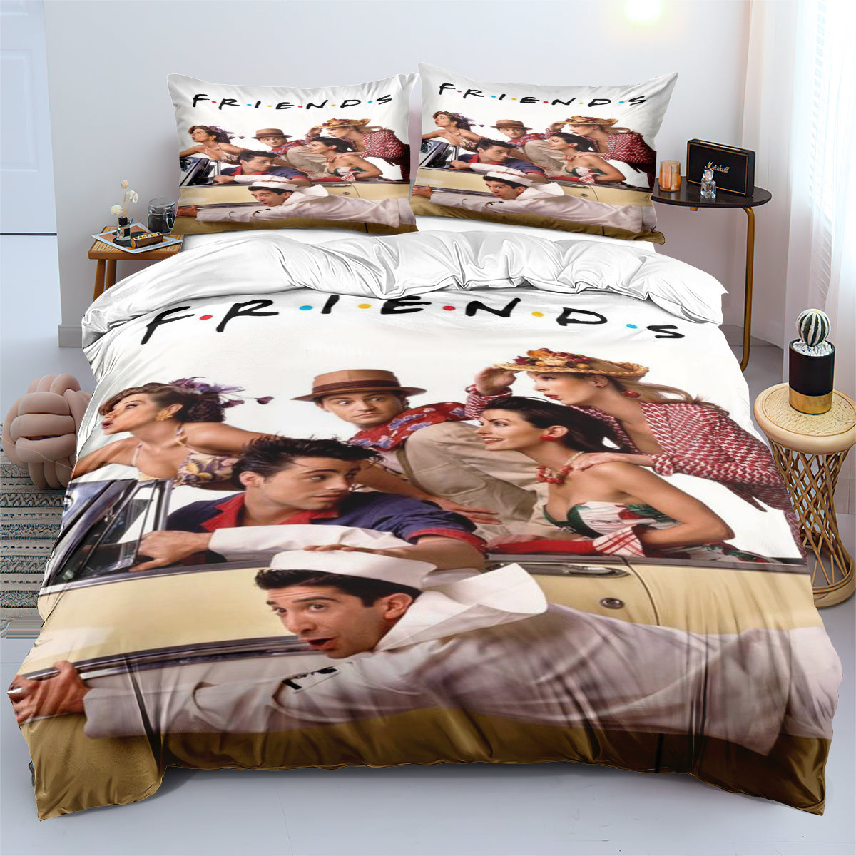 Friends Duvet Cover Quilt Cover Pillowcase Bedding Set Home Decor