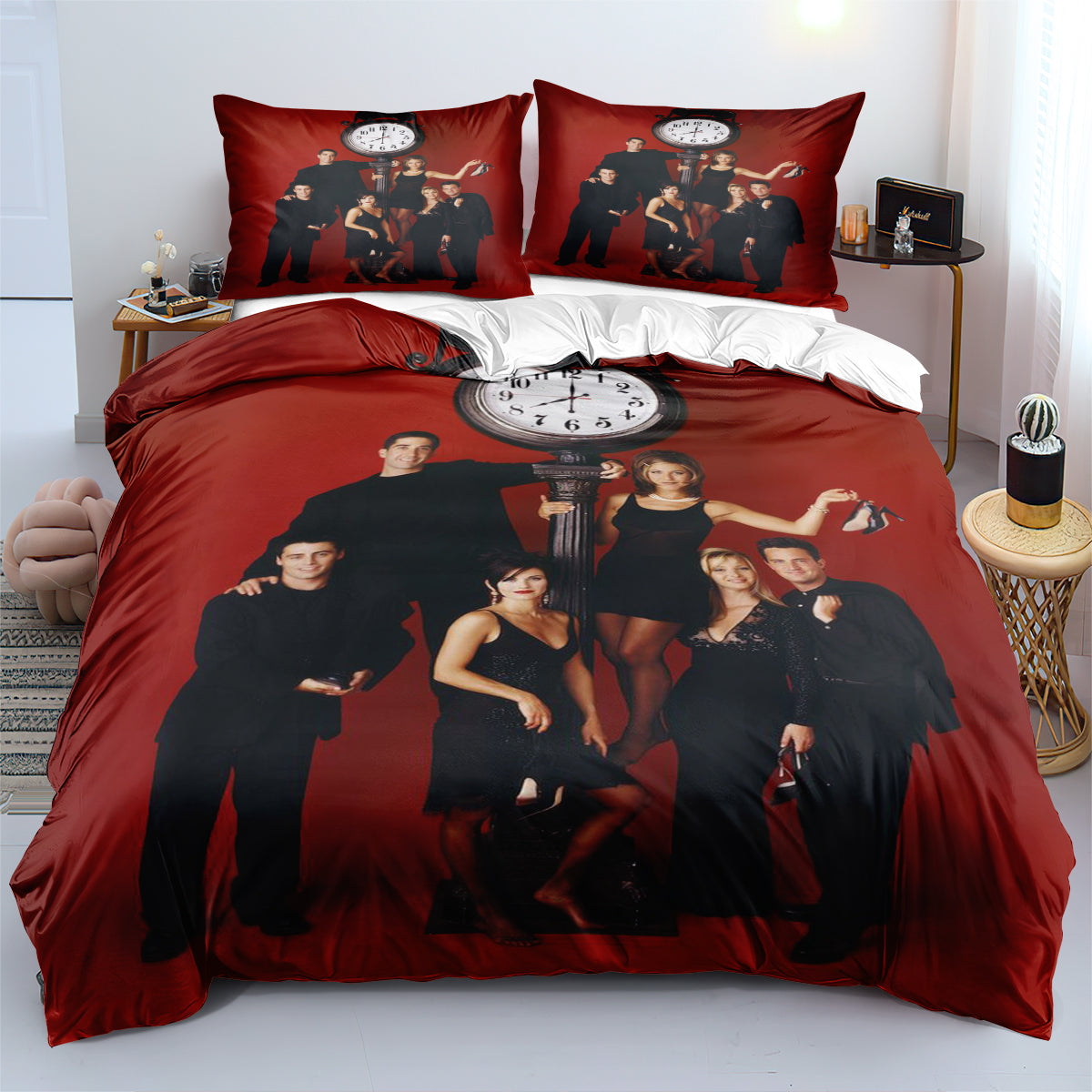 Friends TV Duvet Cover Quilt Cover Pillowcase Bedding Set Bed Linen Home Decor