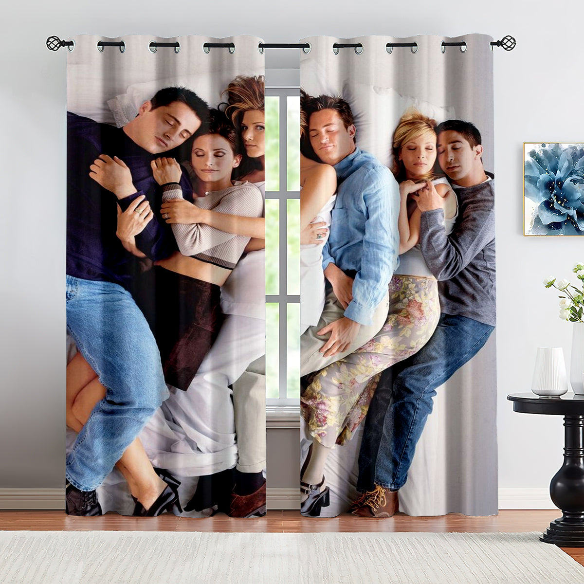 Friends Tv Curtains Pattern Blackout Window Drapes