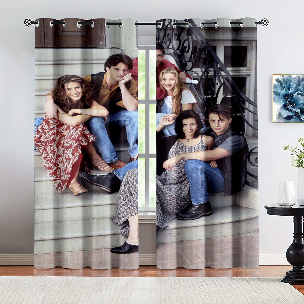 Friends Tv Curtains Pattern Blackout Window Drapes