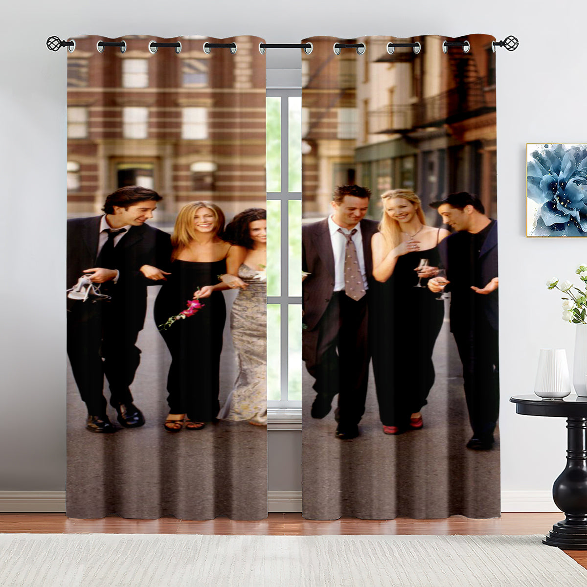 Friends Tv Curtains Pattern Blackout Window Drapes