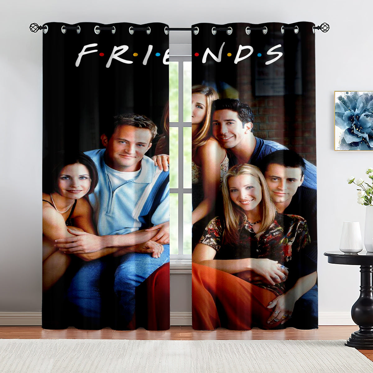 Friends Tv Curtains Pattern Blackout Window Drapes