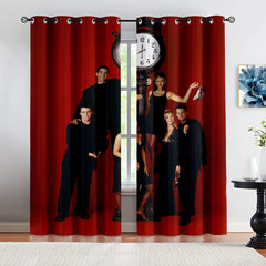 Friends Tv Curtains Pattern Blackout Window Drapes