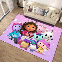 Gabbys Dollhouse Graphic Carpet Living Room Bedroom Sofa Rug Door Mat Kitchen Bathroom Mats for Kids