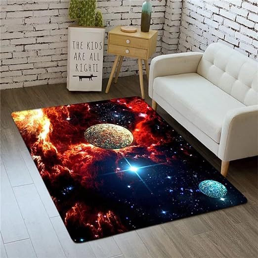 Galaxy Star Carpet Living Room Bedroom Mats Kitchen Bathroom Rugs