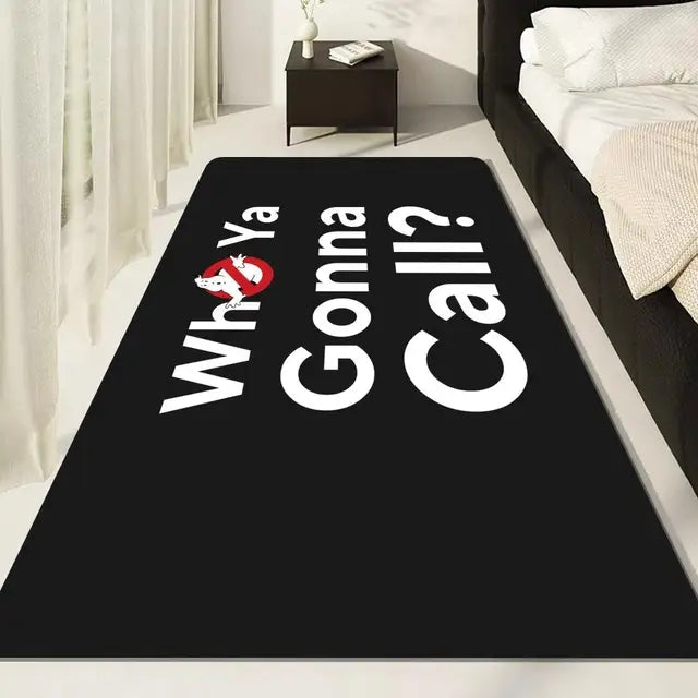 Ghostbusters Cosplay Carpet Living Room Bedroom Sofa Rug Door Mat